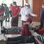 K3S Denpasar Gelar Donor Darah Terapkan Prokes, Serahkan Sembako Tanda Kasih