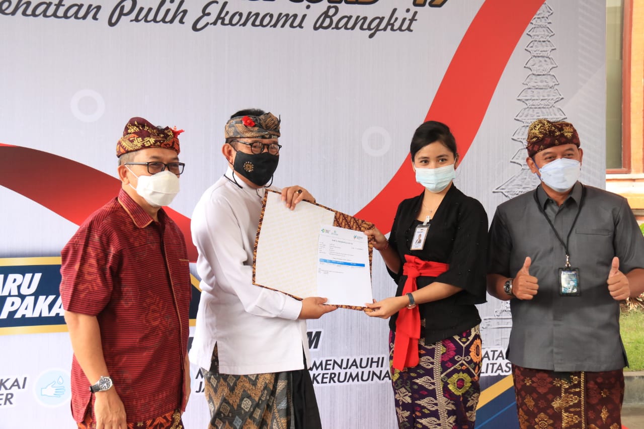 Kanwil Bank Mandiri  Bali, Adakan Vaksin Untuk Ratusan  Karyawan