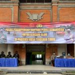 Polda Bali  Distribusikan  Bantuan  Empat Polda  ke Korban Banjir Bandang  NTT