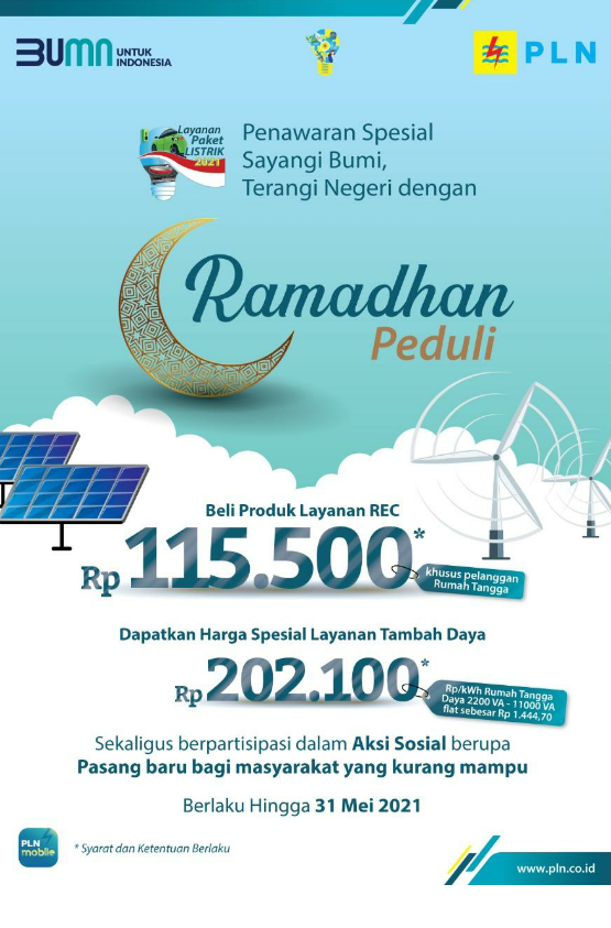 Semarak Ramadan dan Idul Fitri, Lebih Dari 20 Ribu Pelanggan Manfaatkan Promo Tambah Daya PLN