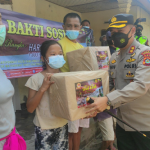 Hut Bhayangkara Ke-75, Bakti Sosial Polres Gianyar Di Desa Adat Kesian