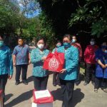 PKK Kota Denpasar Terima Bantuan 1 Ton Beras dari TP PKK Provinsi Bali.Ny Antari Jaya Negara Salurkan Langsung di Empat Kecamatan.