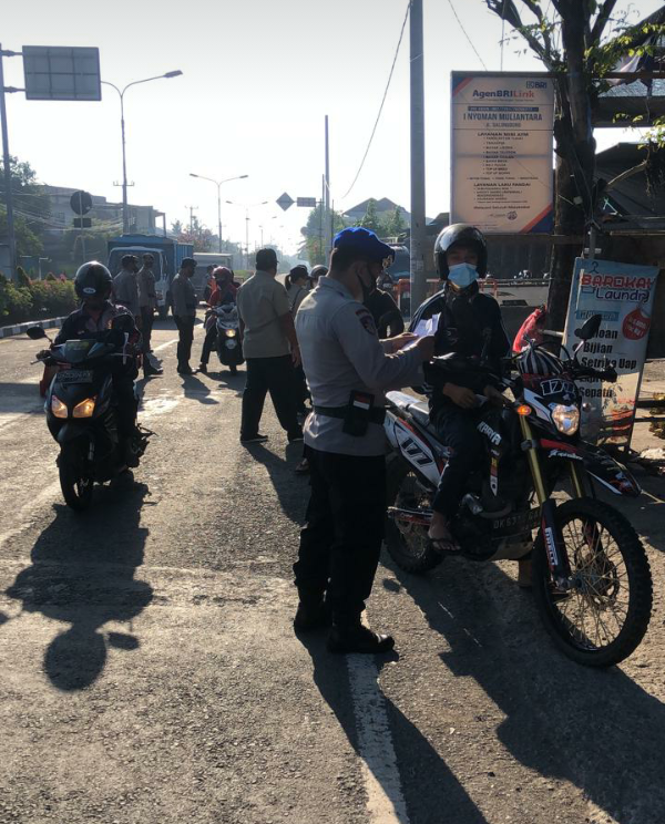 Langgar Prokes, Tim Yustisi Denpasar Jaring 4 Pelanggar