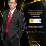 Dirut PLN Raih Penghargaan CEO Terbaik dari The Iconomics