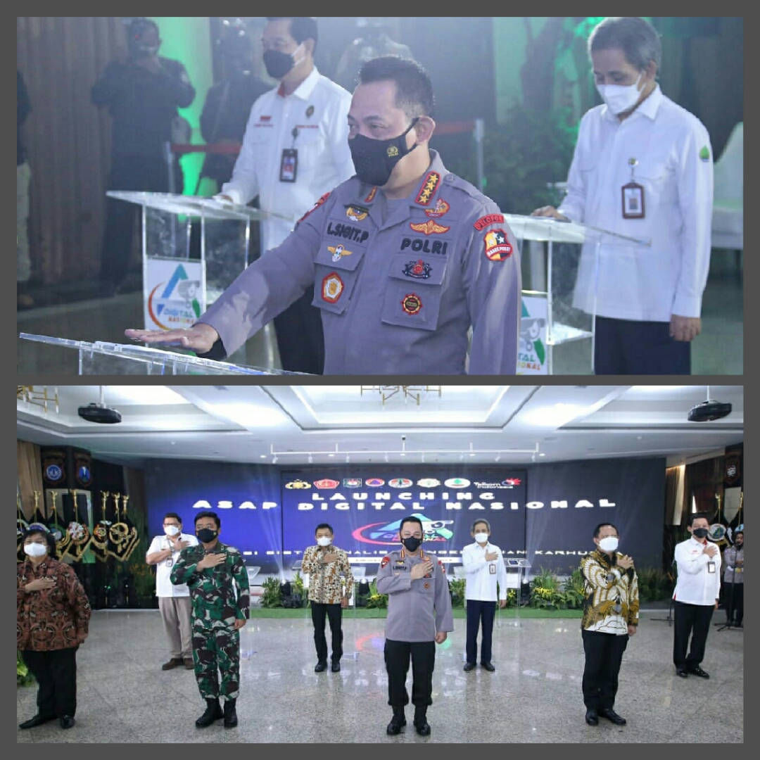 Percepat Penanggulangan Karhutla, Kapolri Launching ASAP Digital Nasional