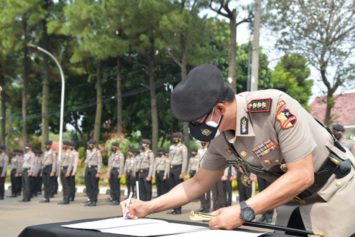 Kabag Ops Korlantas Polri Kombes Rudi Antariksawan, Resmi  Jabat Dir Samapta Korps Baharkam Polri