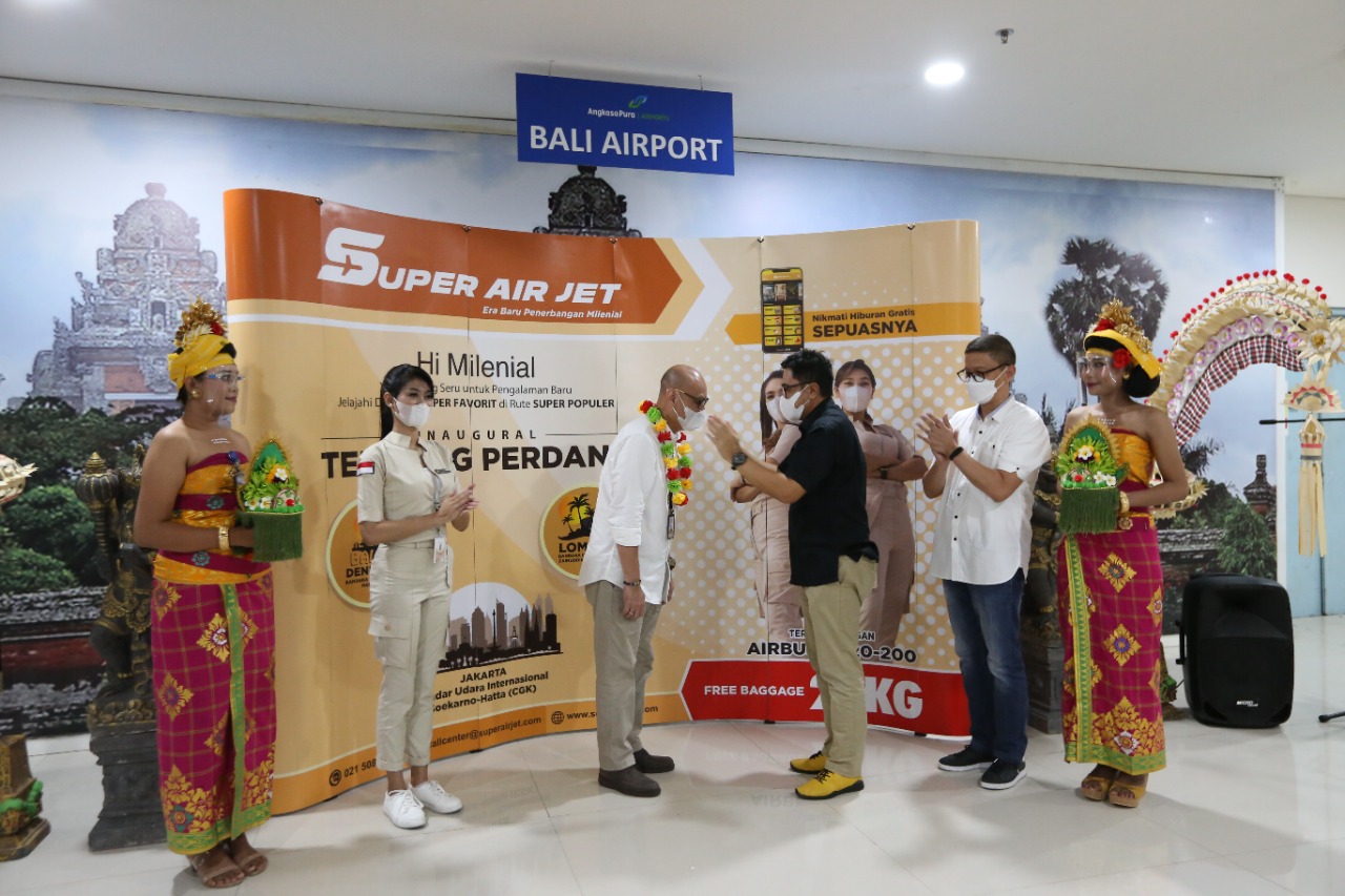 Berikan Pilihan Beragam Maskapai, Bandara I Gusti Ngurah Rai – Bali Melayani Super Air Jet