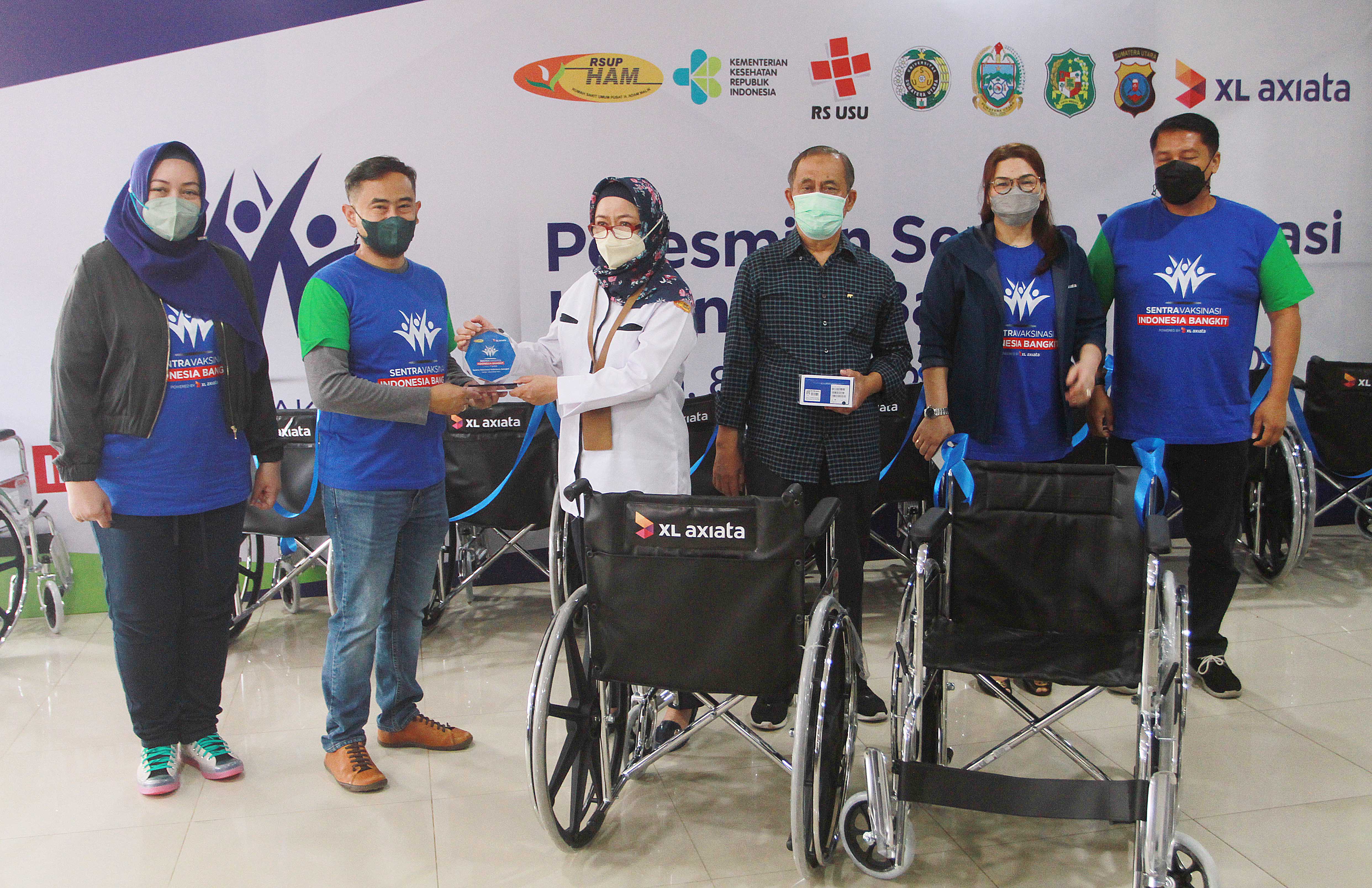 Program Sentra Vaksinasi Indonesia Bangkit di Medan Berakhir Total 28 Ribu Dosis Vaksin Telah Warga Terima