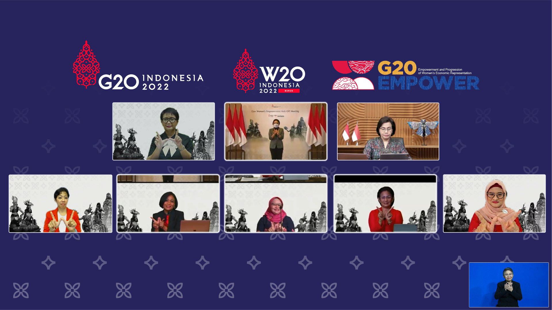 G20 Empower dan Women20 Dimulai, Menteri PPPA Ajak Seluruh Pihak Dorong Potensi Perempuan Pulihkan Ekonomi