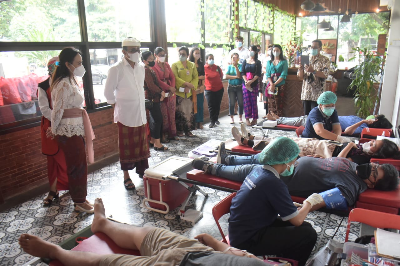 Jaya Negara Apresiasi Donor Darah Pertiwi Bali
