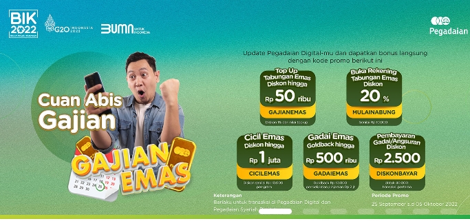 Buka Tabungan Emas Pegadaian Via Tokopedia Bebas Biaya Penitipan 6 Bulan Pertama