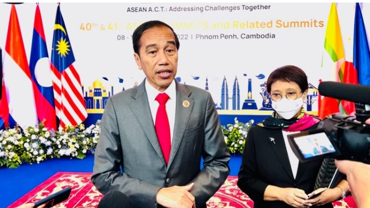 Presiden Jokowi Sampaikan Sikap Indonesia atas Isu Myanmar