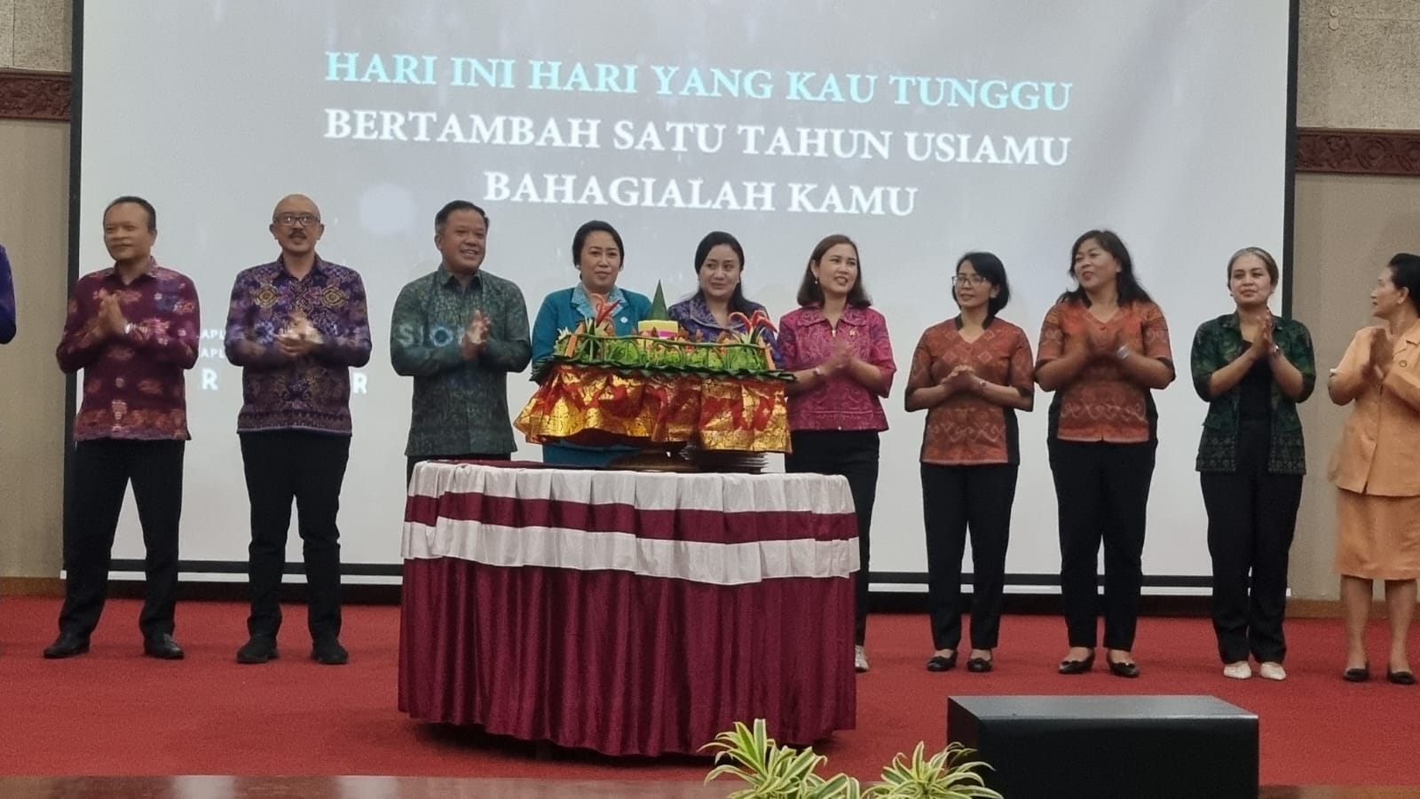 Peringatan Hari Ibu Ke- 94 , di Hadiri  Bupati Bangli Sang Nyoman Sedana Arta  