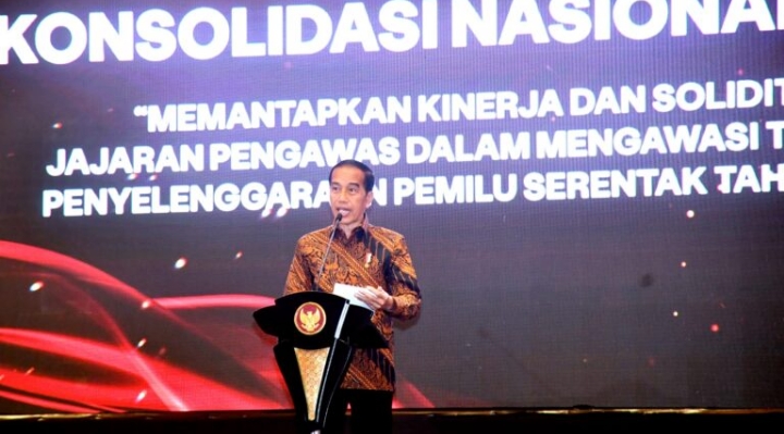 Empat Arahan Presiden Jokowi dalam Konsolidasi Nasional Bawaslu
