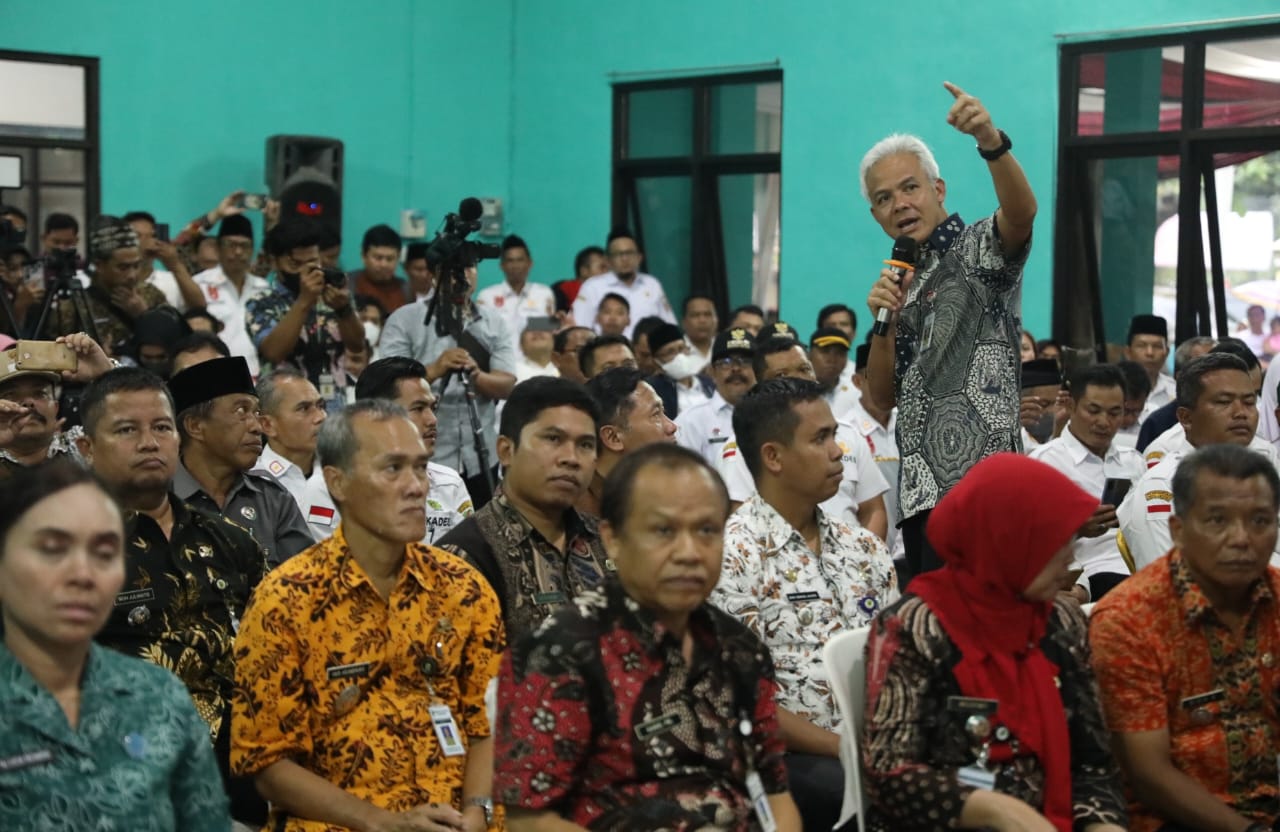 Ganjar Ajak Para Kades Tancap Gas Atasi Stunting