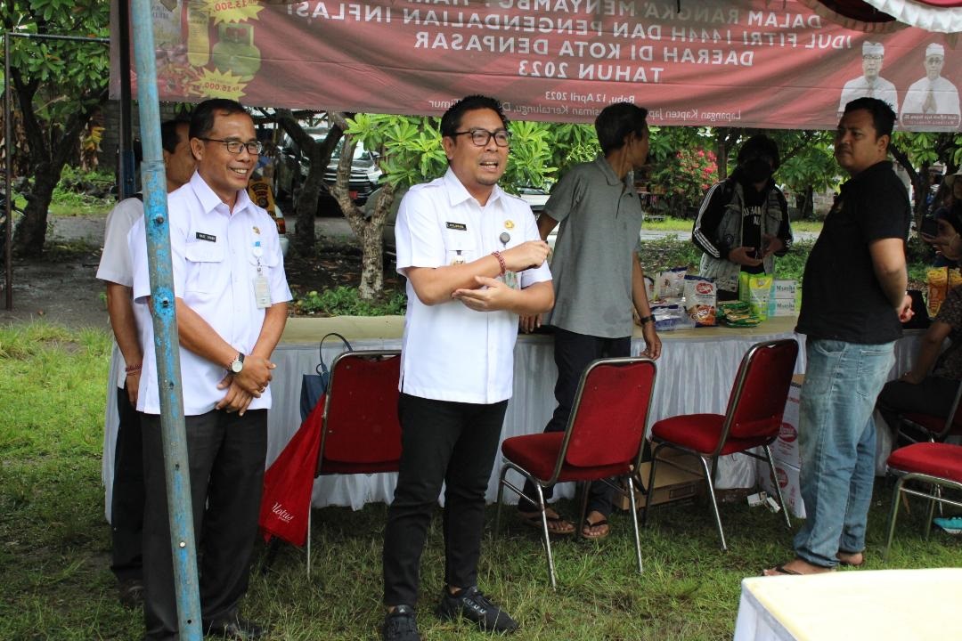 Kendalikan Inflasi, Pemkot Denpasar Terus Gencar Gelar Pasar Murah.