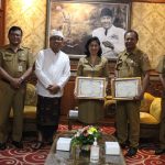 Memasuki Purna Tugas, Kadispar MA Dezire Mulyani, dan Kabag Perekonomian Made Saryawan Pamitan