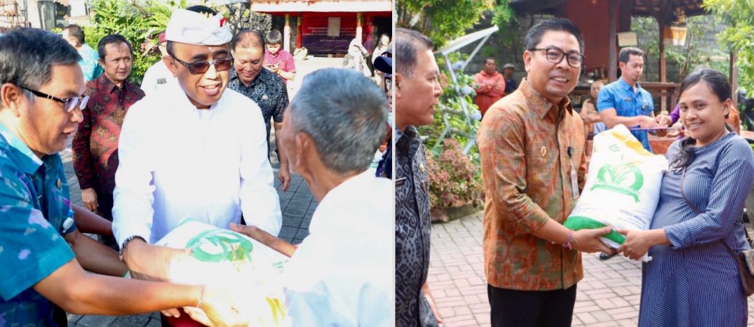 Kendalikan Inflasi, Pemkot Denpasar Salurkan Cadangan Beras Pemerintah Tahap Kedua Kepada 4.101 KPM