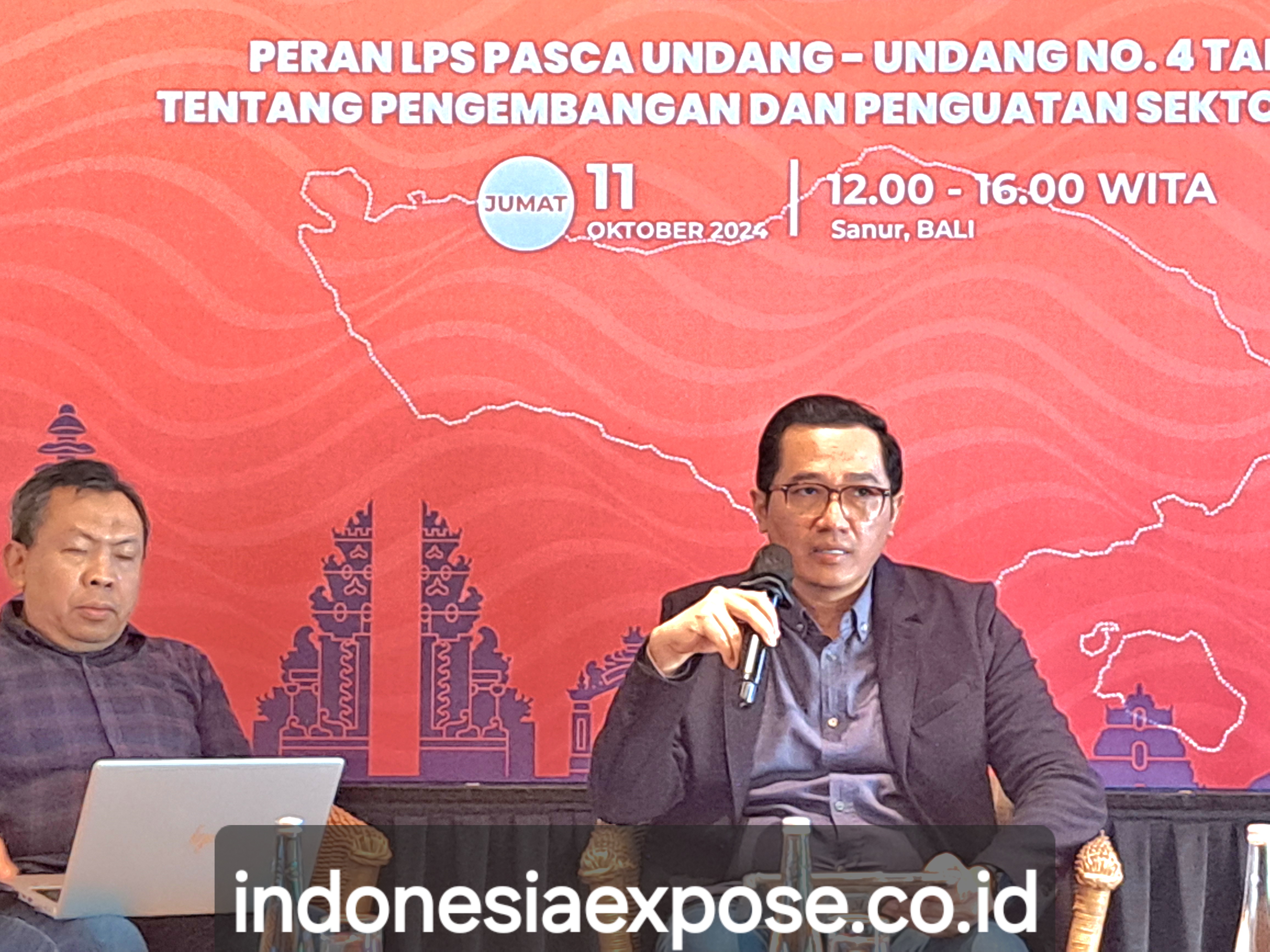 Bambang S, Hidayat.Ka.Perwakilan LPS II : Peran LPS Semakin diperkuat dan diperluas, Pasca UU P2SK 2023 No.4/2023
