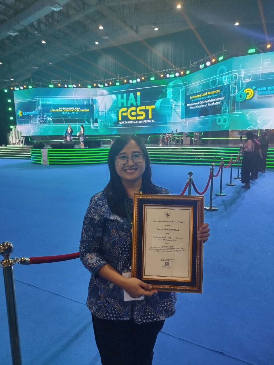Puskesmas III Denpasar Selatan Raih Penghargaan Dari Kemenkes RI