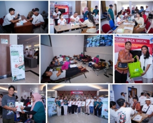 Rayakan HUT ke-81 RI, PT Pegadaian (Persero) Kanwil VII Bali Nusra Gelar Aksi Donor Darah